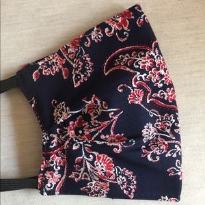 Paisley Floral/ Stripes Face Mask *2020Print